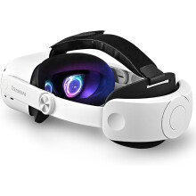 TRANSNOVO Head Strap Compatible with Oculus Quest 2, VR Accessories for Meta Quest 2, One-Button Retractable Elite Strap Replacement for Enhanced