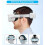 TRANSNOVO Head Strap Compatible with Oculus Quest 2, VR Accessories for Meta Quest 2, One-Button Retractable Elite Strap Replacement for Enhanced 5