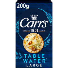 (Pack Of 6) Carr's Table Water Large Crackers 200g