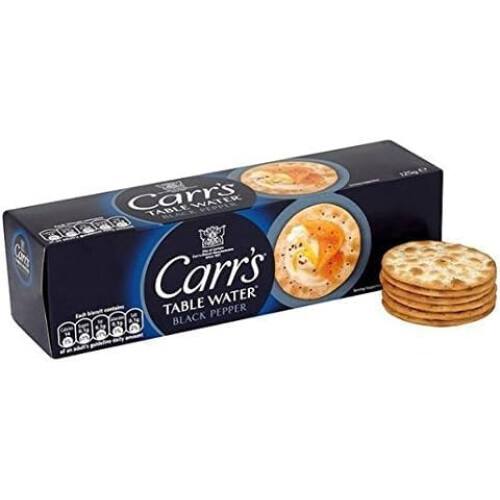 (Pack Of 2) Carr's Table Water Cracked Black Pepper 125g 2