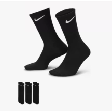 (Black, M?UK-5-8 / EU-38-42?) Nike Everyday Cushioned 6 Pairs Unisex Crew Socks