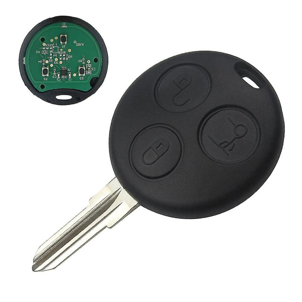 433.92Mhz 3 Buttons Smart Remote Key For Benz Smart Fortwo Forfour Roadster 8994439573780