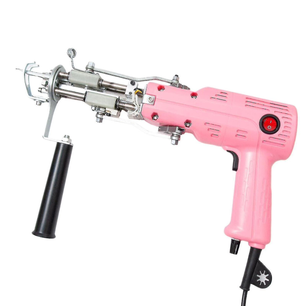 Electric Carpet Tufting Gun Quick Pile Cutting/Loop Sewing Hand Tool Pinksn (335) 8994439586940