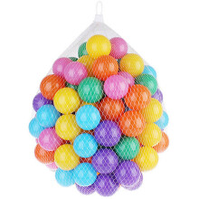 (Seven Colors) 100 Pcs Multicoloured Soft Pit Balls, Plastic Play Balls Ocean Balls Thicken Playpen Balls Seven Colors