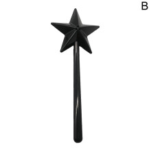 (Black) Magic Wand Salt And Pepper Shakers Salt Spice Dispenser Stick Sprinkler Pentagram Salt