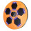 (Orange) Boxing Training Music Electronic Boxing Wall Target Smart Wall Mounted Combat 1