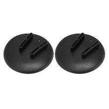 Motorcycle Kickstand Pad Support Pad Side Stand Extension Padblack2pcs