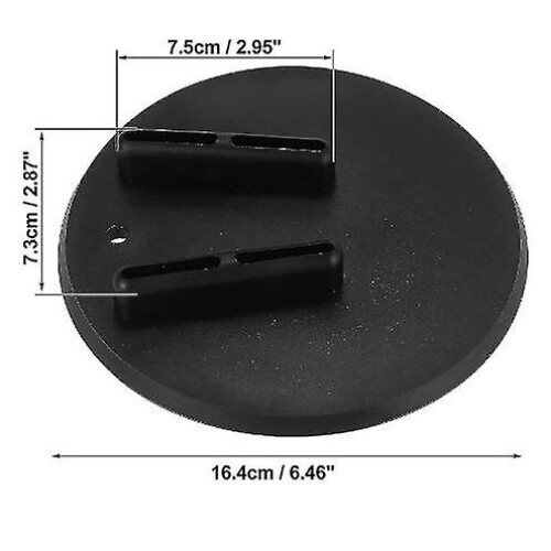 Motorcycle Kickstand Pad Support Pad Side Stand Extension Padblack2pcs 1