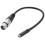 0. Wire 3 Pin Xlr Female To 3.5mm 1/8inch Female Stereo Audio Adapter Microphone Cable 4
