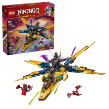 LEGO NINJAGO 71833 Het superstormvliegtuig van Ras en Arin - Bouwset vanaf 8 jaar