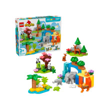 LEGO DUPLO La mia città 10446 Famiglie di animali selvatici 3-in-1 - Giochi di apprendimento con animali