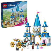 LEGO Disney Princess 43275 Het kasteel van Assepoester en de koets - Rollenspel 6 jaar