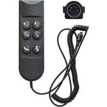 6 Button Remote For Recliners 5 Pin Lift Chair Handset Controller Hand Control For Power Furniture