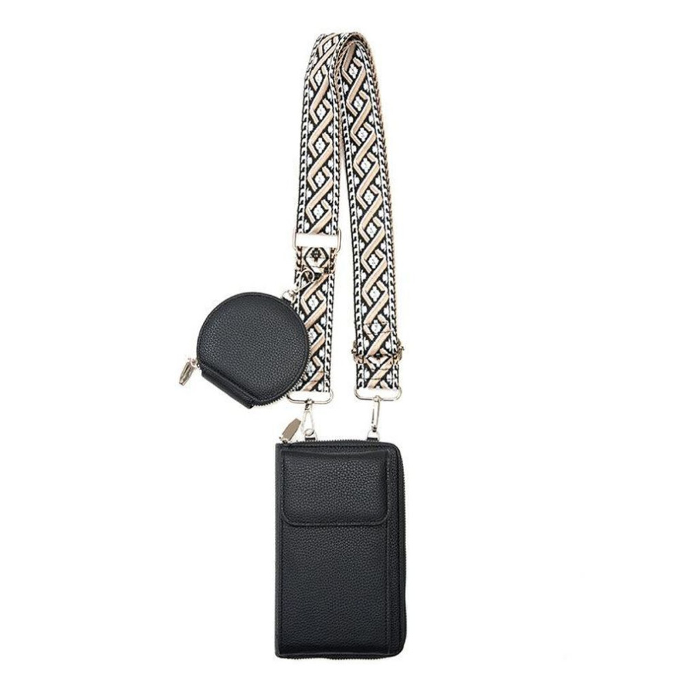 (black, 11x4.5x18cm) Yogodlns Women&apos;s Small Crossbody Shoulder Bags PU Leather Female Cell Phone Pocket Bag Ladies Purse Card Clutches Wallet Messenger Bags