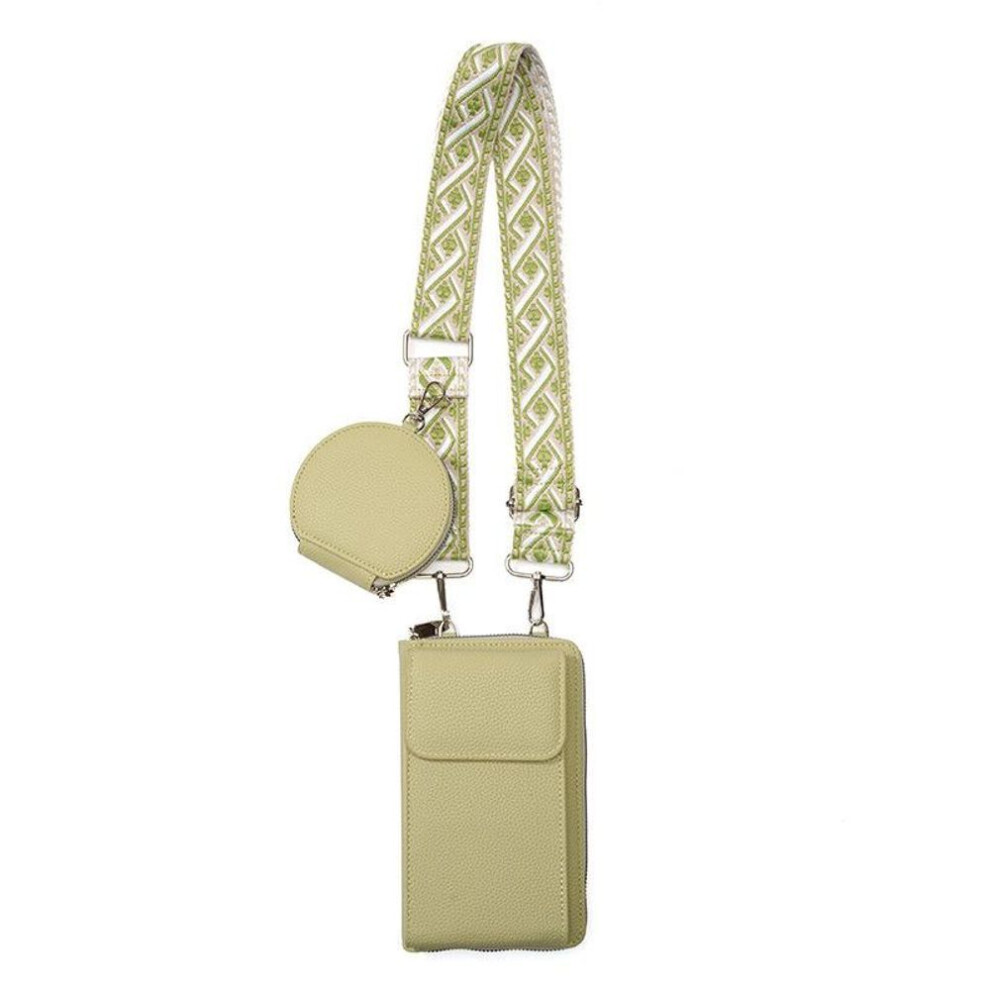 (green, 11x4.5x18cm) Yogodlns Women&apos;s Small Crossbody Shoulder Bags PU Leather Female Cell Phone Pocket Bag Ladies Purse Card Clutches Wallet Messenger Bags