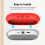 (Red) Mainframe Protective Case for Google TV Streamer(4K) Anti-Drop Specialized Silicone Protective Case Accessories 3