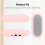 (Pink) Mainframe Protective Case for Google TV Streamer(4K) Anti-Drop Specialized Silicone Protective Case Accessories 3
