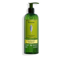L'Occitane Verbena Shampoo 400ml - Fresh vegan formula with Provence verbena extract, 91% natural origin, 100% recycled plastic bottle