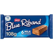 (Pack Of 6) Blue Riband Milk Chocolate Biscuit Bar x6 18g