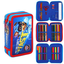 Paw Patrol Chase 3 Tier Filled Pencil Case Stationery School Supplies