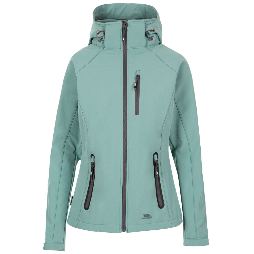 (XS, Teal Mist) Trespass Womens/Ladies Bela II Waterproof Soft Shell Jacket