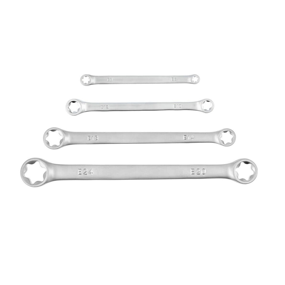 4 X Torx Ring Spanner Wrench Set E6 E8 E10 E12 E14 E18 E20 E24 Ht1w590 5902801230196