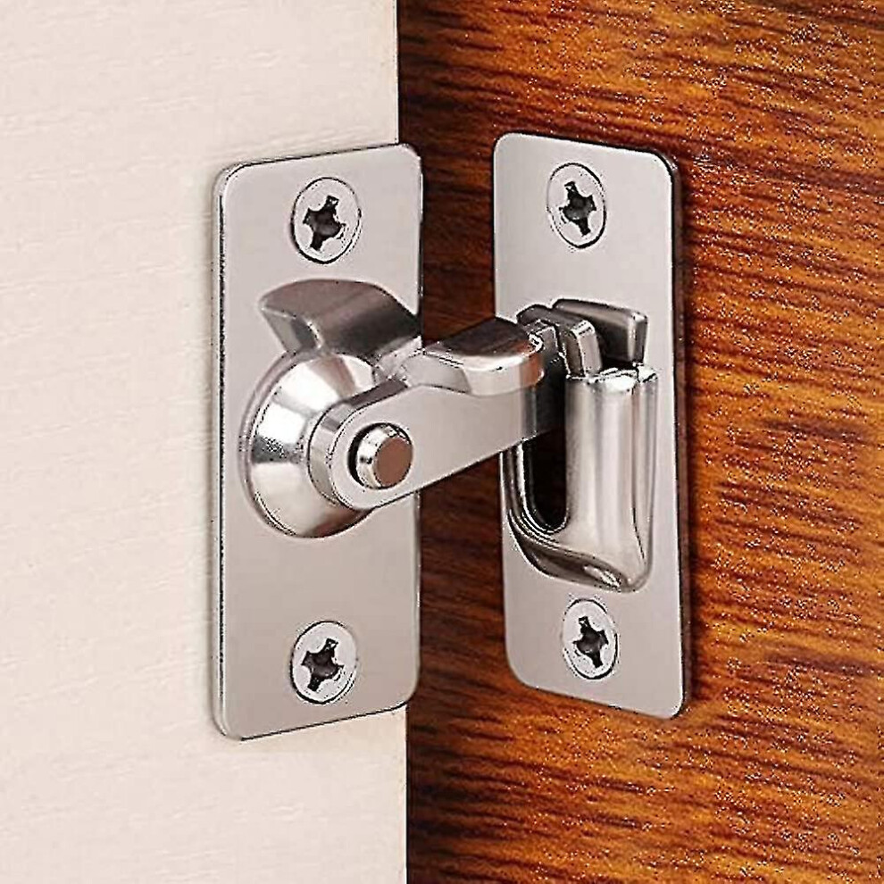 304 Stainless Steel 90 Degree Right Angle Buckle Hook Lock Hook For Sliding Door-image-OPC-PFWQTTT-NEW