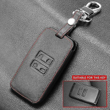 Genuine Leather Car Key Card Cover Case Fit For Renault Koleos Kadjar Keychain Wallet Protector Holder