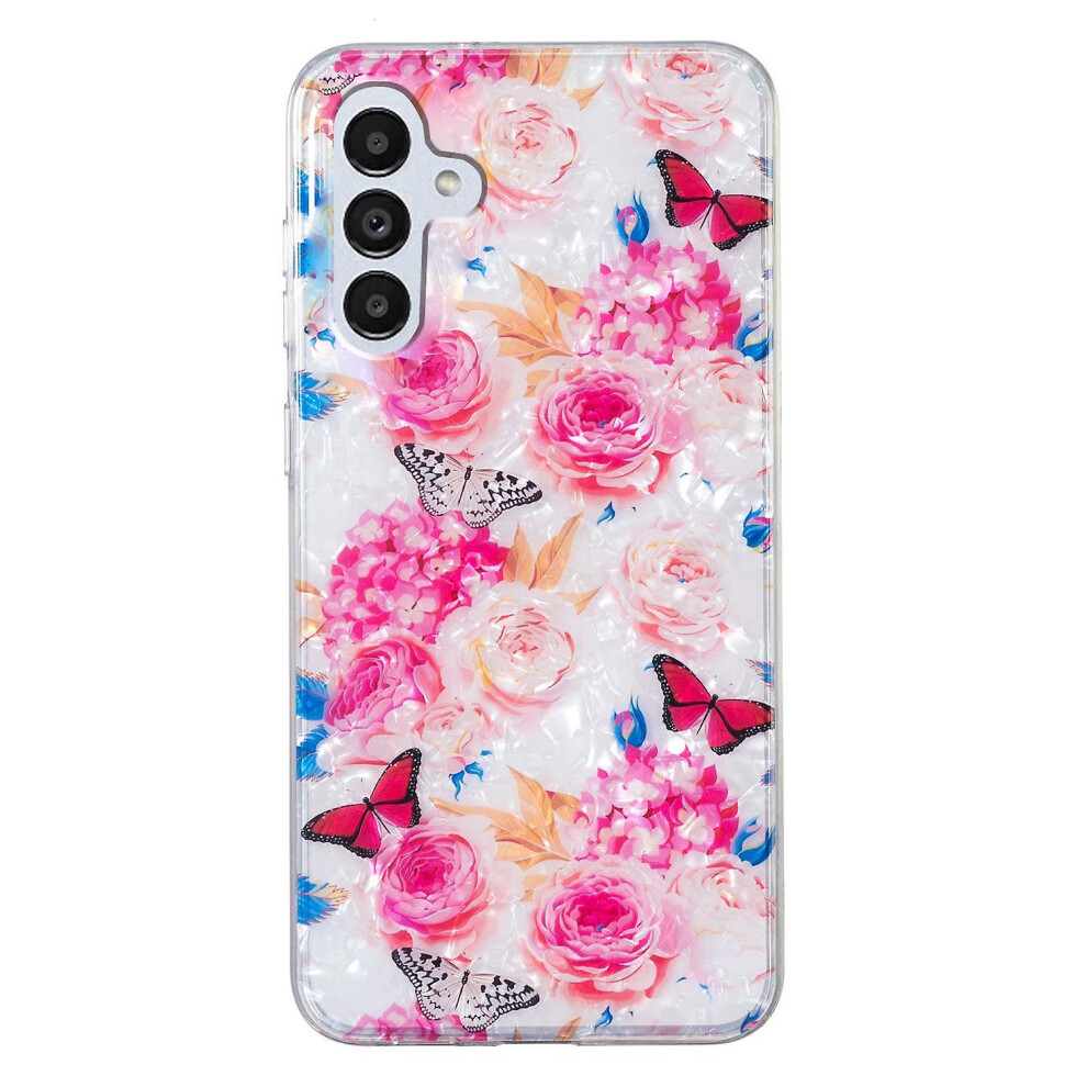 (Multicoloured F) For Samsung Galaxy A13 5G Soft Tpu Shell Pattern Case Imd Marble Flower Phone Cover Butterfly 8994439563941
