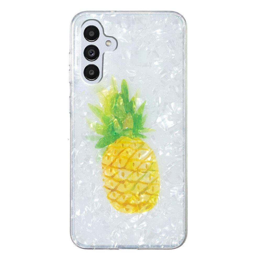 (Pineapple) For Samsung Galaxy A13 5G Soft Tpu Shell Pattern Case Imd Marble Flower Phone Cover Butterfly 8994439563958