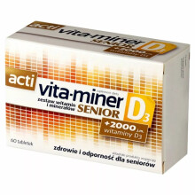 Acti Vita-miner Senior D3 2000 multivitamins & minerals for adults 50+