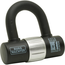 Burg Wachter 100D 14mm Heavy Duty Sold Secure Diamond & Gold Padlock U Lock - Black