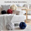 (Light Grey) Knotted Plush Throw Pillow - Round Cushion For Sofa Or Bedroom 4