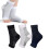 (Black, L-XL) Soothesocks For Neuropathy Compression Ankle Compression Socks Fp 2