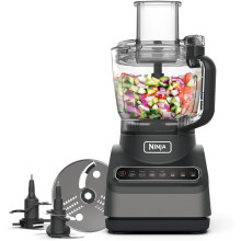 Ninja Food Processor with 4 Automatic Programs; Chop, Puree, Slice, Mix, and 3 Manual Speeds, 2.1L Bowl, Chopping, Slicing & Dough Blades