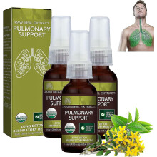 (3pcs) Breathdetox Herbal Lung Cleansing Spray, Lung Health Supplement, Clears Lungs Of Waste And Mucus, Promotes Lung Health