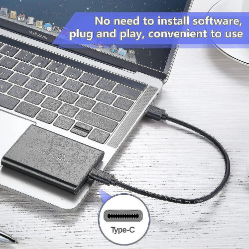 8tb Ssd Usb-c Usb 3.1 External Solid State Drive Ssd Reliable Storage For Gaming Students Professionals (8tb Black) [ege] 2