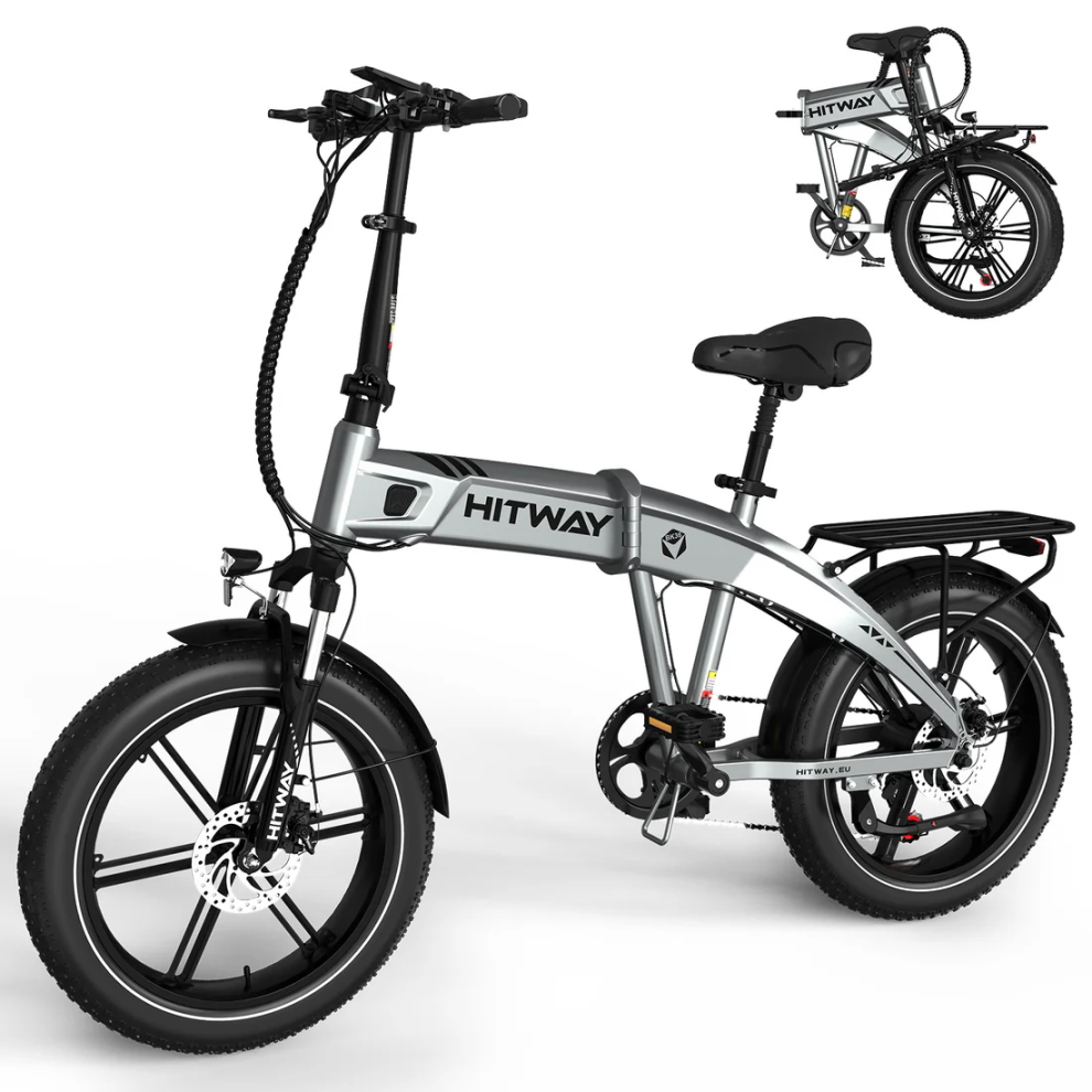 Hitway BK36 20" Tire Folding Electric Bike 500W 48V 10.4Ah E-Bike