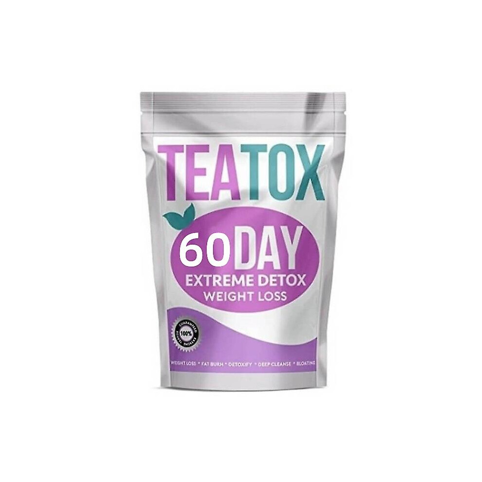 (60DAY) Natural Teatox Teabag For Effective Slimming Detox Fast Lost Weight Skinny Belly Flat Tummy Burn Fat Burning Tea Polyphenols