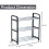 Metal 3-Tier Stackable Shoe Storage Shelf, Easy Assemble Shoe Rack Storage Unit 2
