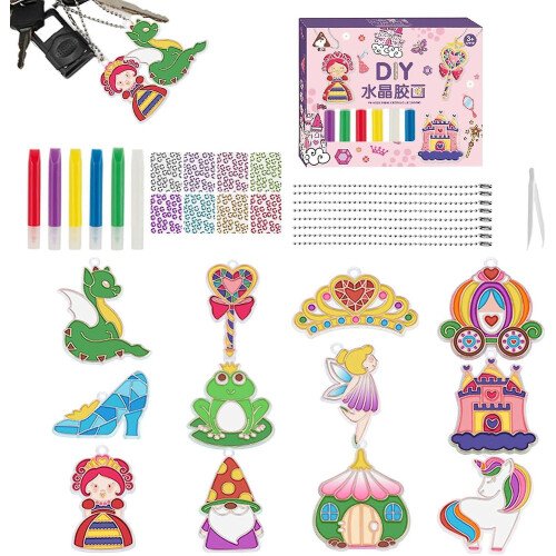 Crystal 3D Paint Crafts Kit - DIY Painting Graffiti Set