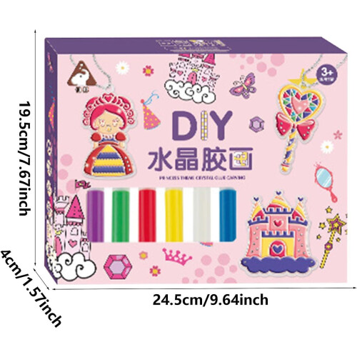Crystal 3D Paint Crafts Kit - DIY Painting Graffiti Set 1
