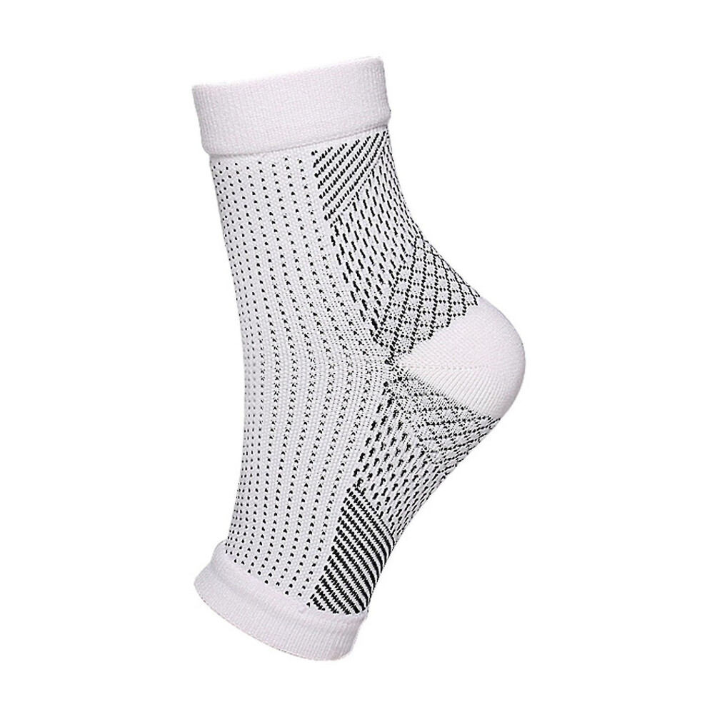 White (, S-M) Soothesocks For Neuropathy Compression Ankle Compression Socks