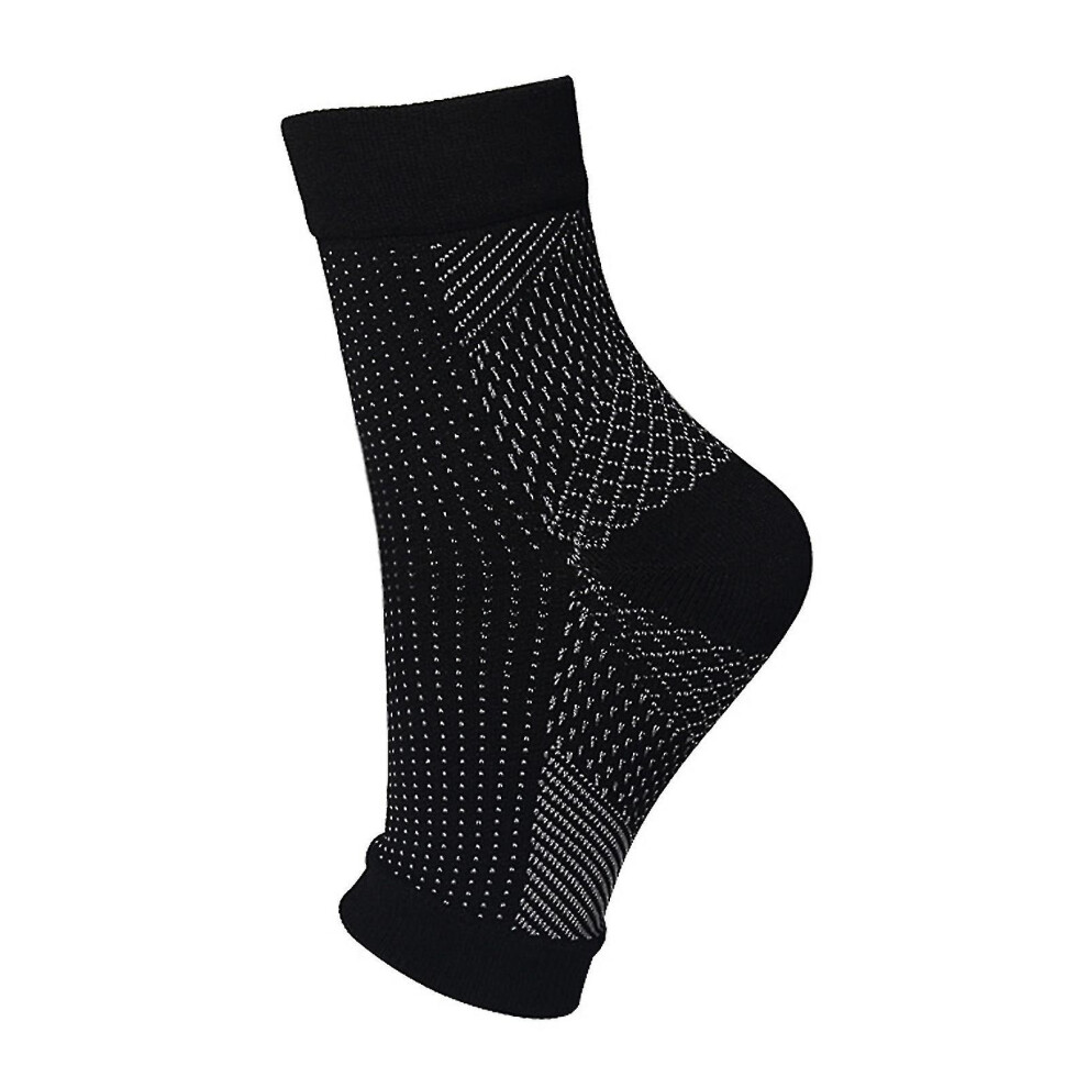 Black/White ( S-M) Soothesocks For Neuropathy Compression Ankle Compression Socks