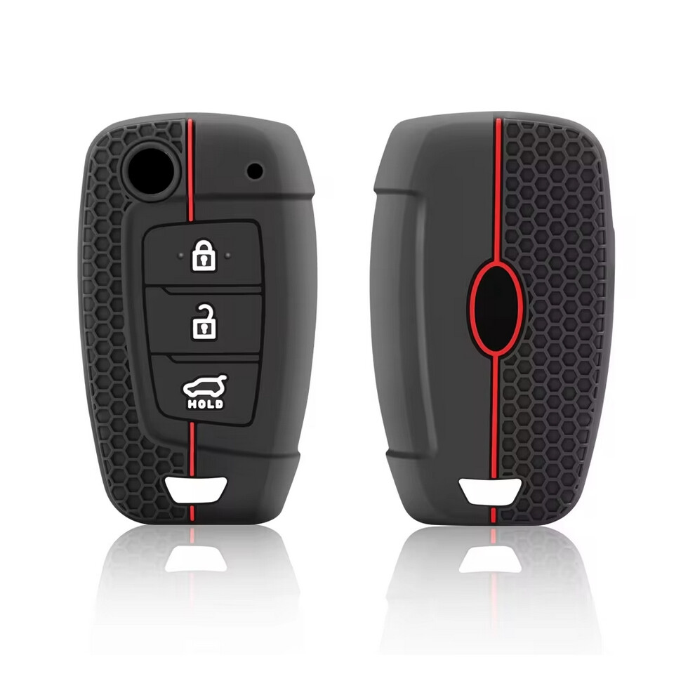 Silicone Car Remote Key Case For Hyundai Tucson 2022 2023 Accent Solaris Elantra I30 I35 I40 Kona Celesta Sonata Creta Key Cover 6905638417258