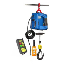 160 Meters remote control electric hoist portable hand winch traction block electric wire rope lifting hoist traction rope