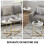 Homcom HOMCOM Nesting Coffee Table Set of 2 with Metal Frame, Gold Tone 2