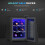 Homcom HOMCOM Mini Wine Fridge, 6 Bottle, with Glass Door, Touch Screen 4
