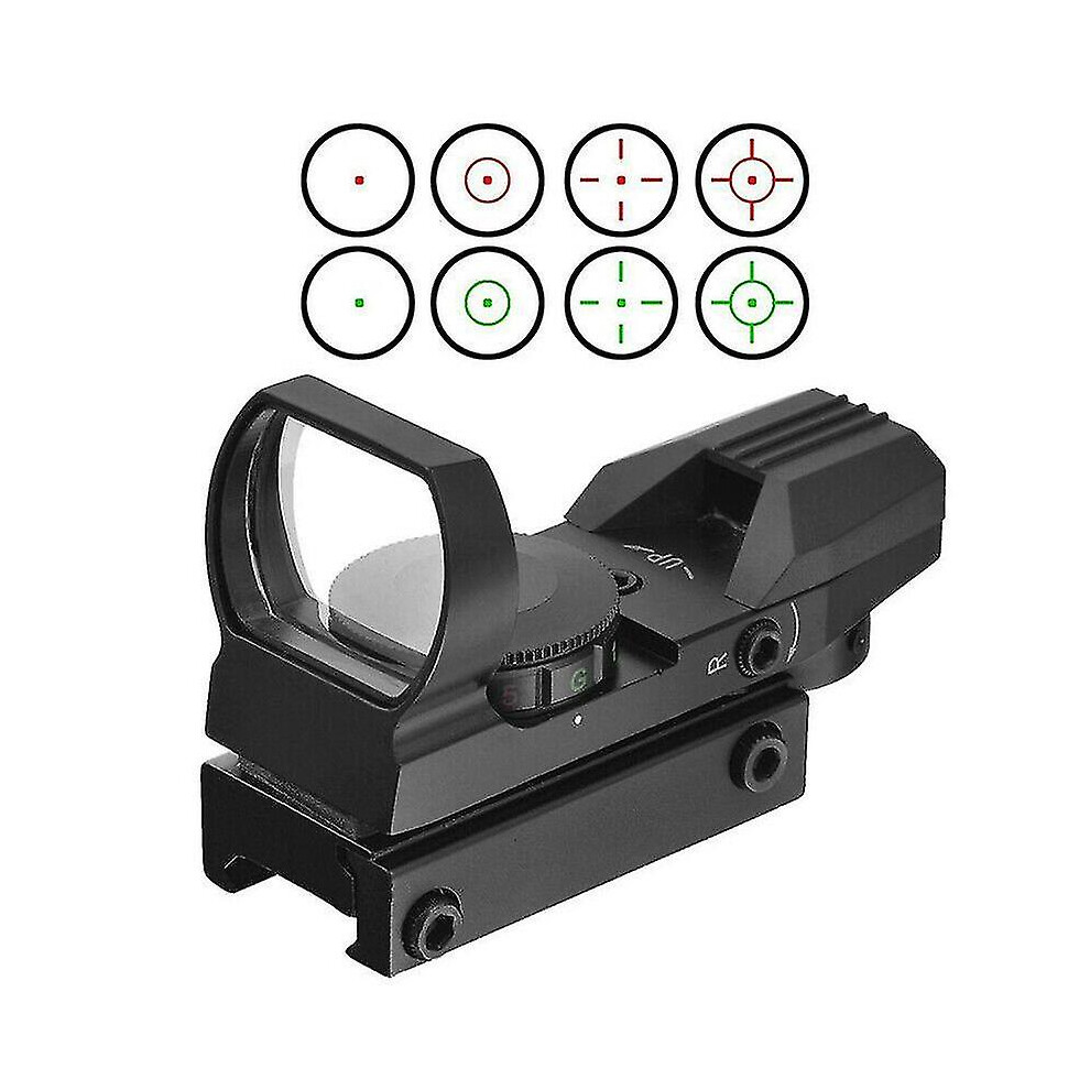 11mm Holographic Red Green Dot Sight Reflex Tactical Scope Mirror Reflective Sight-n02