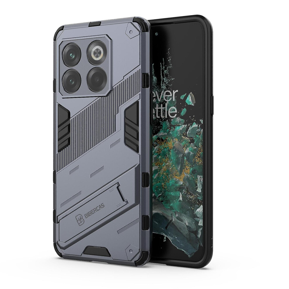 (Grey) Punk Armor Pc Tpu Case For Oneplus 10T 5G Grey 8994439612519